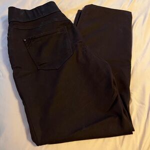 Brown stretch pants size 8p